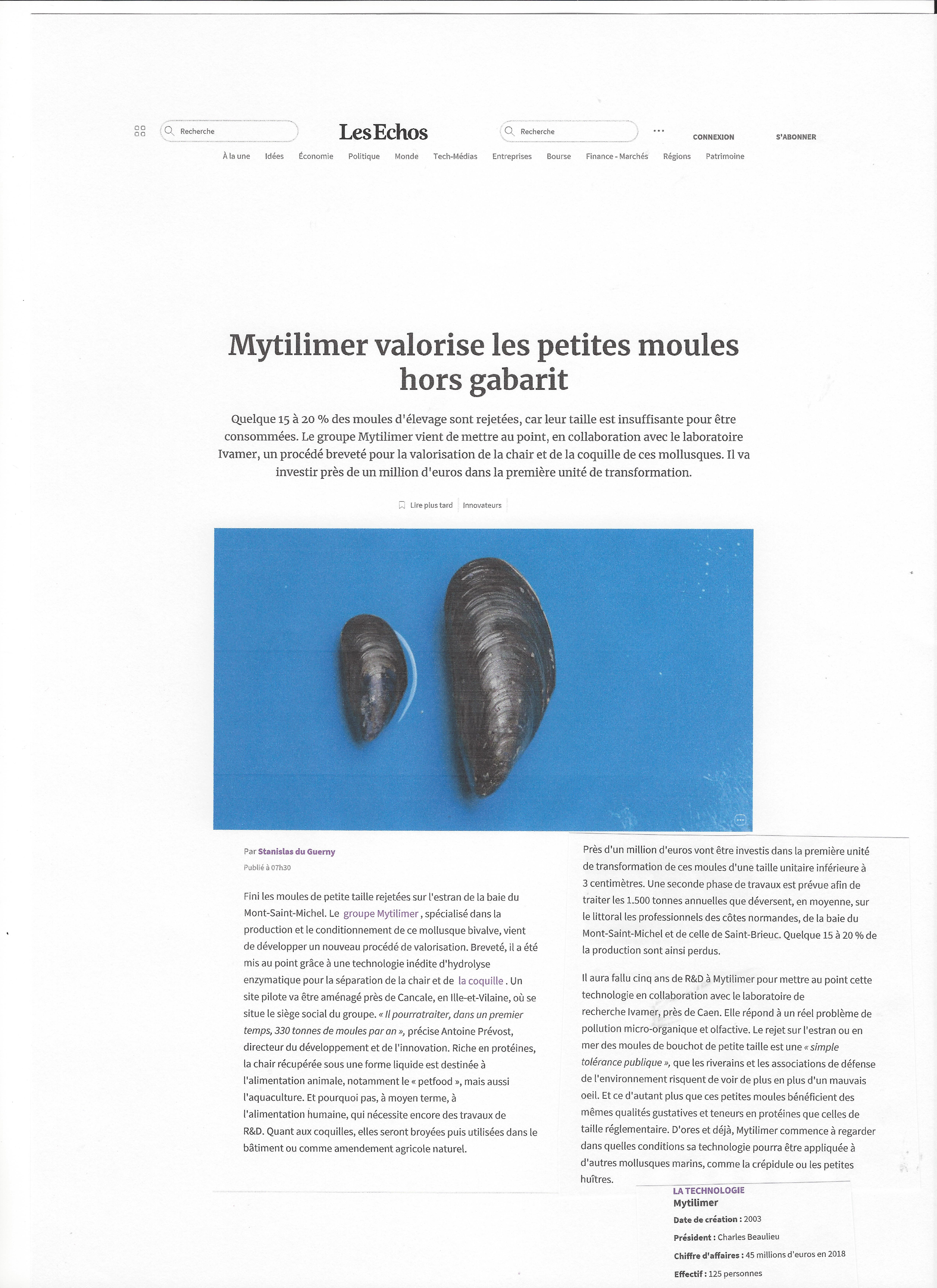 Article Mytilimer Ivamer